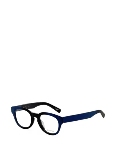 Zadig & Voltaire Round-frame Glasses In Blue