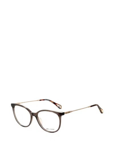 Zadig & Voltaire Round-frame Glasses In Gold