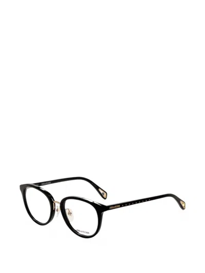 Zadig & Voltaire Round-frame Glasses In Black