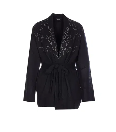 Zadig & Voltaire Salomy Strass Cardigan In Black