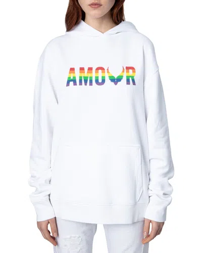 Zadig & Voltaire Sanchi Amour Wings Sweatshirt In White