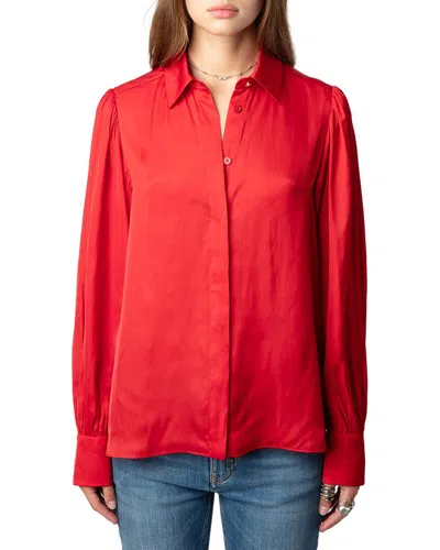 ZADIG & VOLTAIRE ZADIG & VOLTAIRE SATIN SHIRT