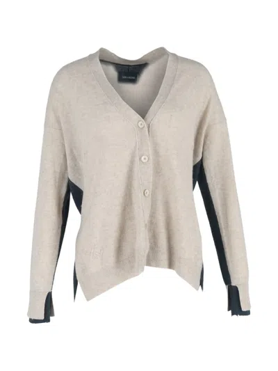 Pre-owned Zadig & Voltaire Scarlett V-neck Cardigan In Neutral