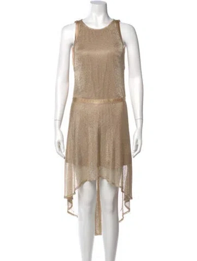 Pre-owned Zadig & Voltaire Scoop Neck Long Dress