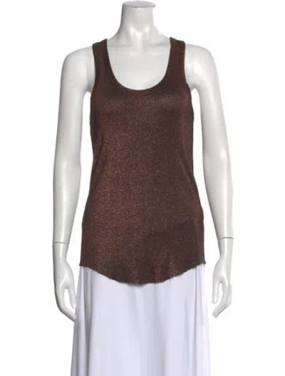 Pre-owned Zadig & Voltaire Scoop Neck Sleeveless Top