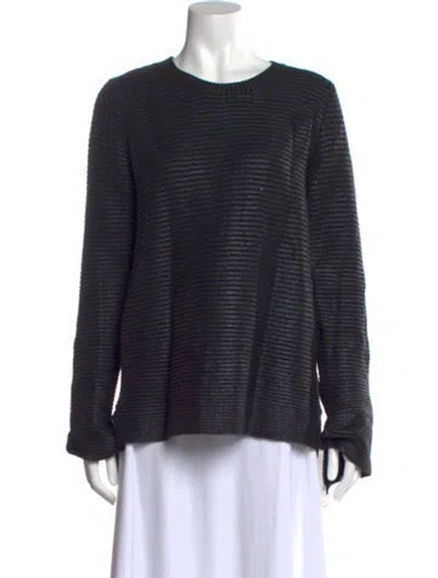 Pre-owned Zadig & Voltaire Scoop Neck Sweater In Black