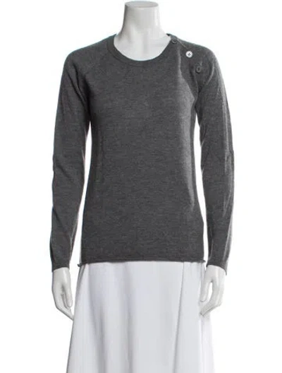 Pre-owned Zadig & Voltaire Scoop Neck Sweater In Gray