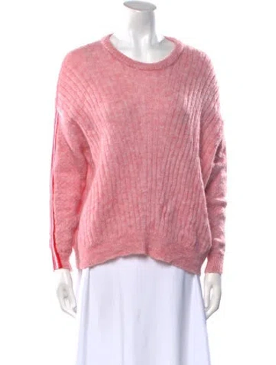 Pre-owned Zadig & Voltaire Scoop Neck Sweater In Pink