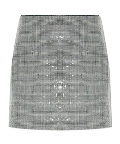 Zadig & Voltaire Sequined Skirt In Gray