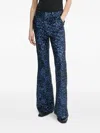Zadig & Voltaire Sequinned Trousers In Blue