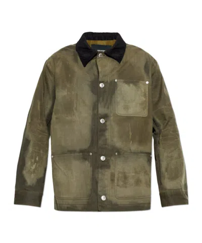 Zadig & Voltaire Shirt-style Casual Jacket In Green