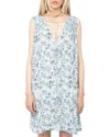 Zadig & Voltaire Short Dress In Viscose In Blue