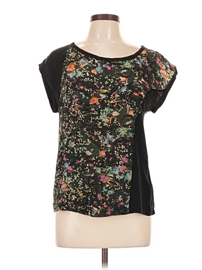 Pre-owned Zadig & Voltaire Short Sleeve Blouse In Black