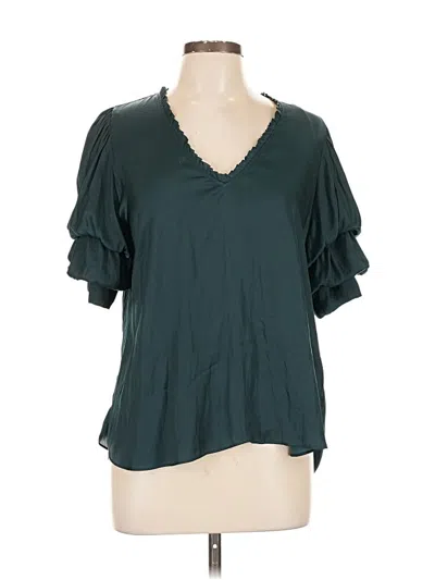 Pre-owned Zadig & Voltaire Short Sleeve Blouse In Blue