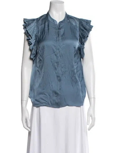 Pre-owned Zadig & Voltaire Short Sleeve Blouse In Multi