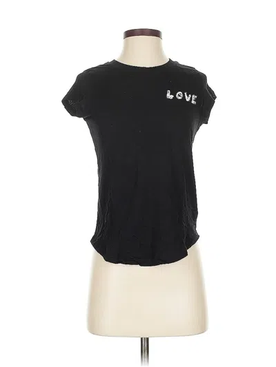Pre-owned Zadig & Voltaire Short Sleeve T-shirt In Black