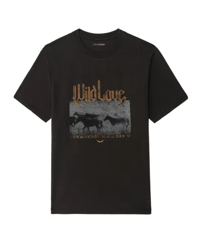 Zadig & Voltaire Short-sleeved T-shirt In Black