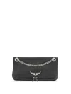 Zadig & Voltaire Rock Ii Shoulder Bag In Black