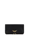 Zadig & Voltaire Rocky Shoulder Bag In Black