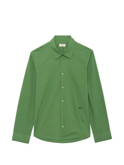 Zadig & Voltaire Sid Shirt In Green
