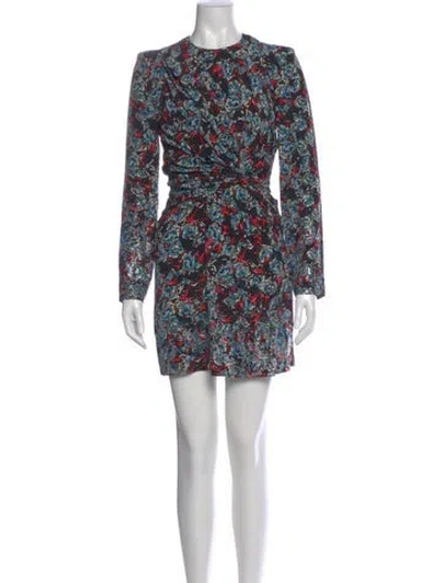 Pre-owned Zadig & Voltaire Silk Mini Dress In Black