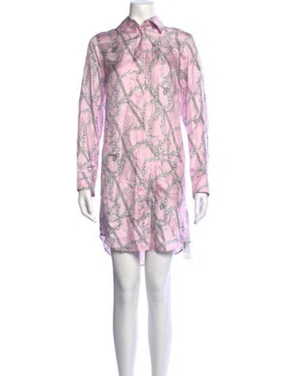 Pre-owned Zadig & Voltaire Silk Mini Dress In Pink