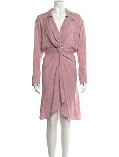 Pre-owned Zadig & Voltaire Silk Mini Dress W/ Tags In Pink