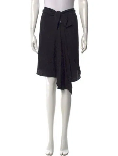 Pre-owned Zadig & Voltaire Silk Mini Skirt W/ Tags In Black