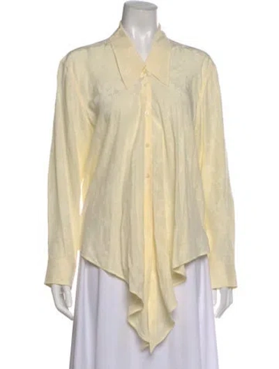 Pre-owned Zadig & Voltaire Silk Printed Blouse In Neutral