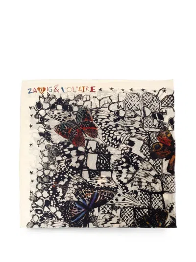 ZADIG & VOLTAIRE SILK SCARF ‘BLONDIE’