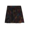 Zadig & Voltaire Jadys Mousseline Horses Skirt In Blue