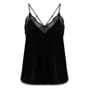 Zadig & Voltaire Lace-trimmed Camisole In Black