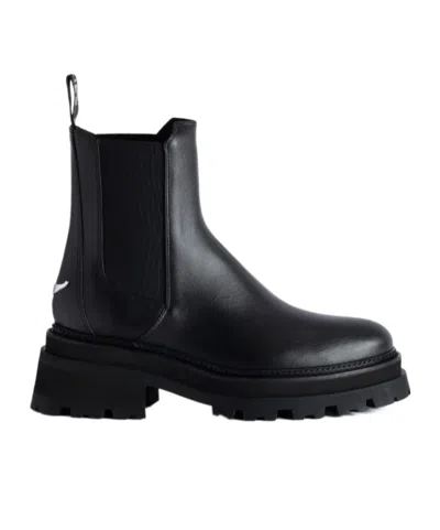 Zadig & Voltaire Simple Chelsea Boots In Black