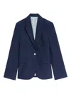 Zadig & Voltaire Single-button Blazer In Blue