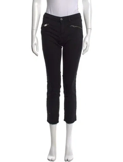Pre-owned Zadig & Voltaire Skinny Leg Pants In Black
