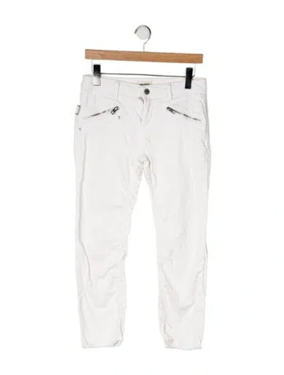 Pre-owned Zadig & Voltaire Skinny Leg Pants In Neutral