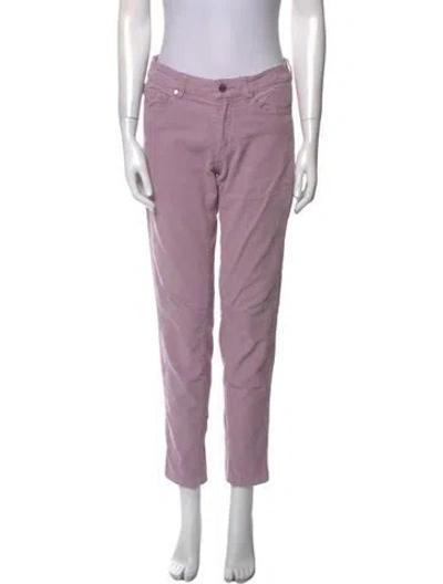 Pre-owned Zadig & Voltaire Skinny Leg Pants In Purple
