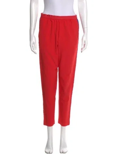 Pre-owned Zadig & Voltaire Skinny Leg Pants In Red