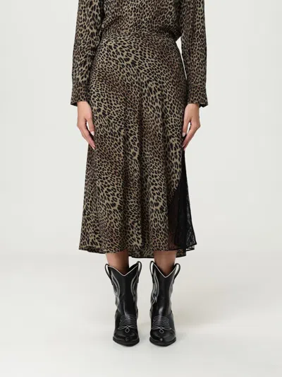 Zadig & Voltaire Skirt  Woman Color Green In Brown