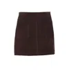 Zadig & Voltaire A-line Skirt In Burgundy