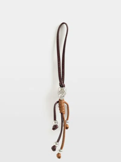 Zadig & Voltaire Skull Keyring Keychain In Multi