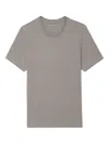 Zadig & Voltaire Tommy Tc Skull Embroidery Tee In Gray