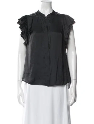 Pre-owned Zadig & Voltaire Sleeveless Blouse In Blue