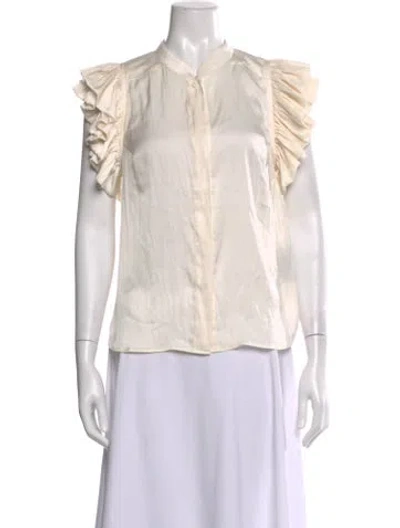 Pre-owned Zadig & Voltaire Sleeveless Blouse In Neutral