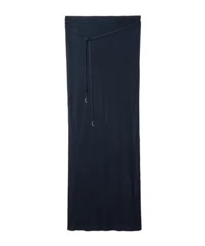 Zadig & Voltaire Slit Skirt In Black