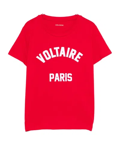 ZADIG & VOLTAIRE SLOGAN-PRINT T-SHIRT