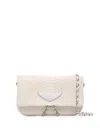 Zadig & Voltaire Rock Nano Embossed Snake Shoulder Bag In Neutrals