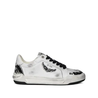 ZADIG & VOLTAIRE SNEAKERS WHITE, BLACK