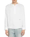 Zadig & Voltaire Sora Half Button Tunic In White