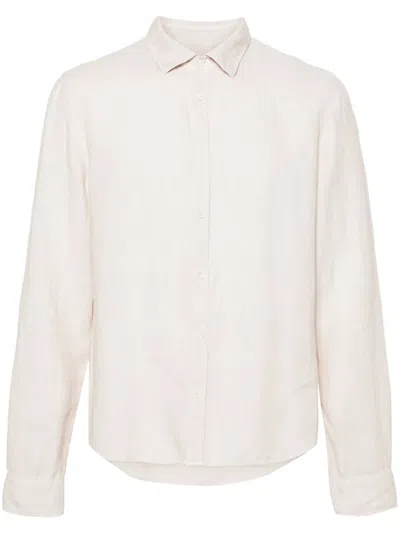 Zadig & Voltaire Stan Linen Shirt In Naturel